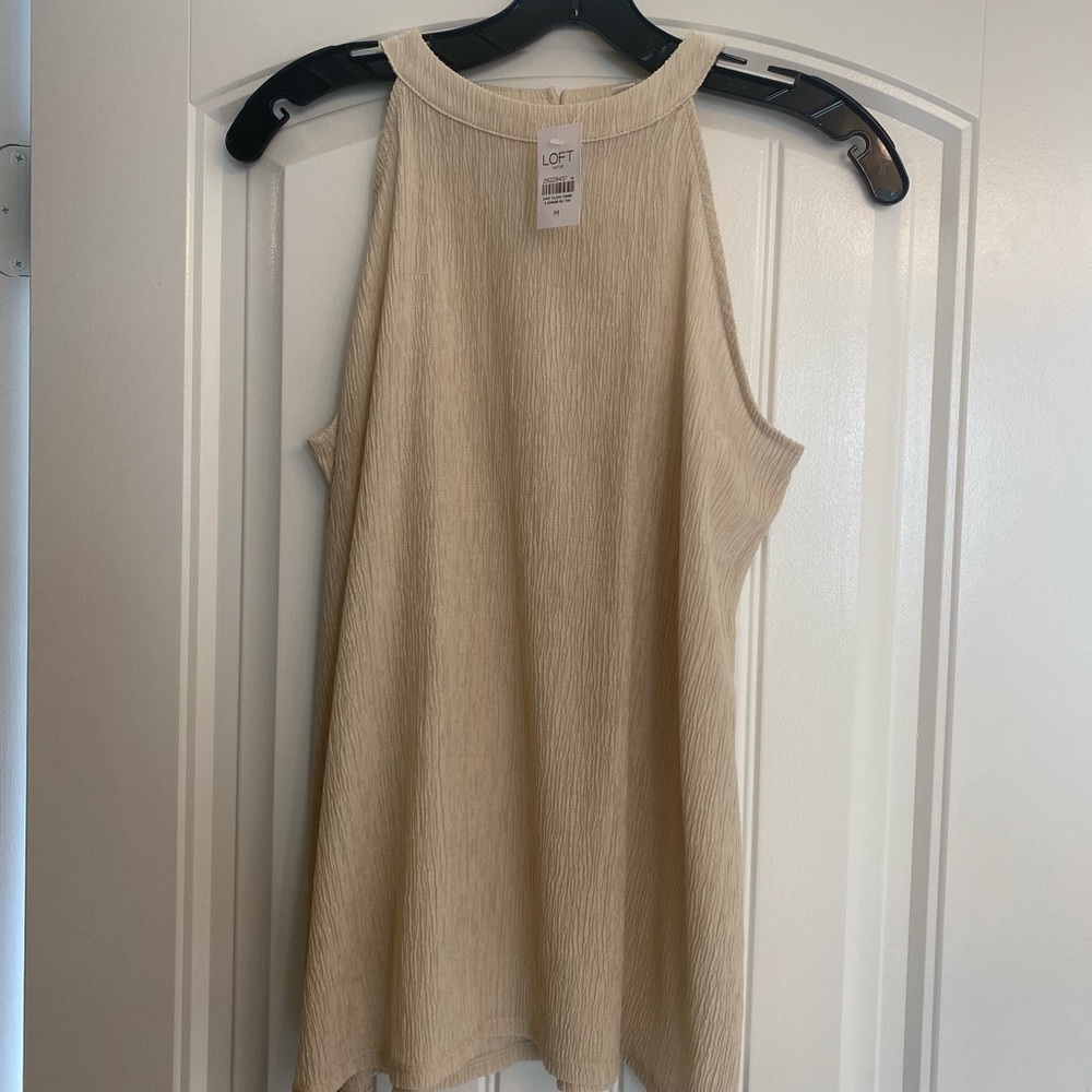 LOFT outlet cream colored top